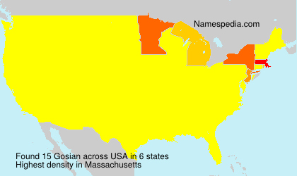Surname Gosian in USA Surname Gosian in USA