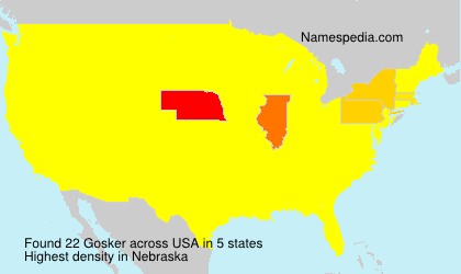 Surname Gosker in USA Surname Gosker in USA