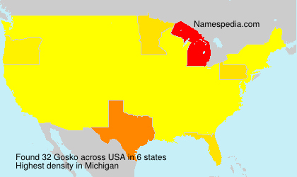 Surname Gosko in USA Surname Gosko in USA