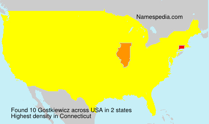 Surname Gostkiewicz in USA Surname Gostkiewicz in USA