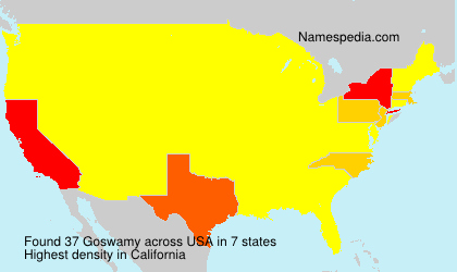 Surname Goswamy in USA Surname Goswamy in USA