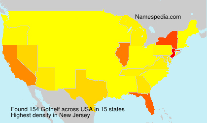 Surname Gothelf in USA Surname Gothelf in USA