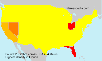 Surname Gothot in USA Surname Gothot in USA