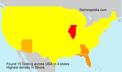 Surname Gotling in USA Surname Gotling in USA