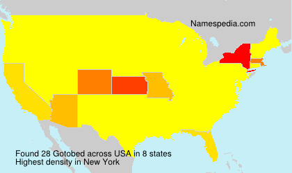 Surname Gotobed in USA Surname Gotobed in USA