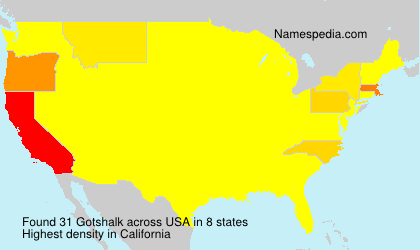 Surname Gotshalk in USA Surname Gotshalk in USA