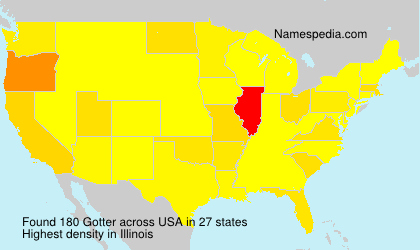 Surname Gotter in USA Surname Gotter in USA