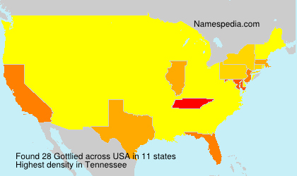 Surname Gottlied in USA Surname Gottlied in USA