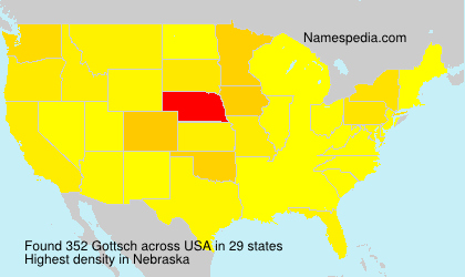 Surname Gottsch in USA Surname Gottsch in USA