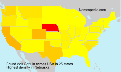 Surname Gottula in USA Surname Gottula in USA