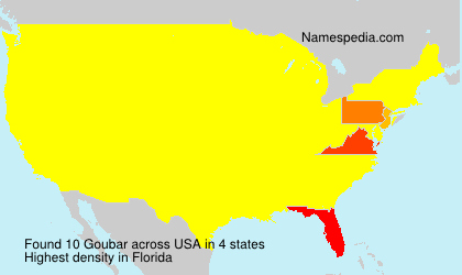 Surname Goubar in USA Surname Goubar in USA