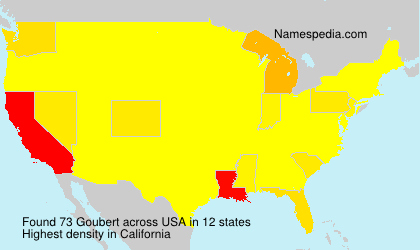 Surname Goubert in USA Surname Goubert in USA