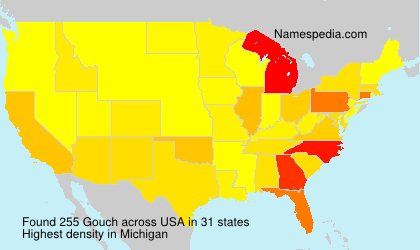 Surname Gouch in USA Surname Gouch in USA