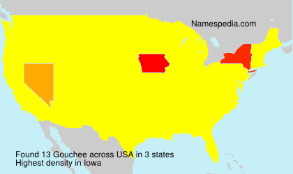 Surname Gouchee in USA Surname Gouchee in USA
