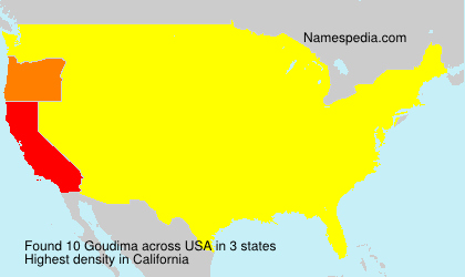 Surname Goudima in USA Surname Goudima in USA