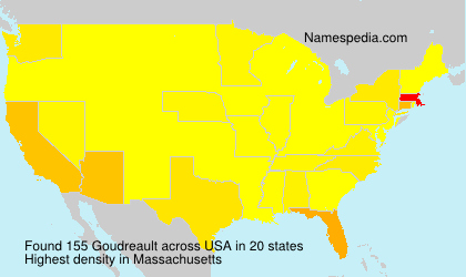 Surname Goudreault in USA Surname Goudreault in USA