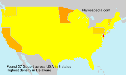 Surname Gouert in USA Surname Gouert in USA