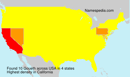 Surname Goueth in USA Surname Goueth in USA