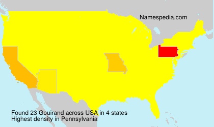 Surname Gouirand in USA Surname Gouirand in USA