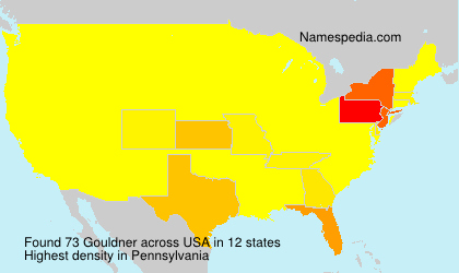 Surname Gouldner in USA Surname Gouldner in USA