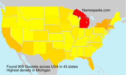 Surname Goulette in USA Surname Goulette in USA