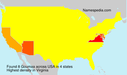 Surname Goumaa in USA Surname Goumaa in USA