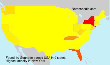 Surname Gounden in USA Surname Gounden in USA