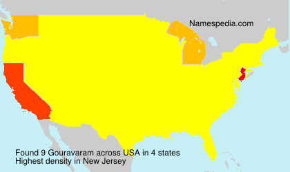 Surname Gouravaram in USA Surname Gouravaram in USA