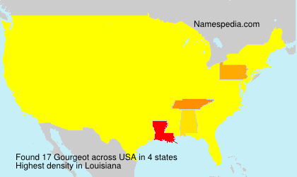 Surname Gourgeot in USA Surname Gourgeot in USA