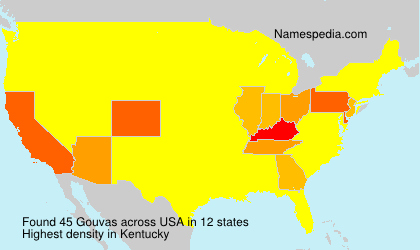 Surname Gouvas in USA Surname Gouvas in USA