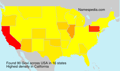 Surname Govi in USA Surname Govi in USA