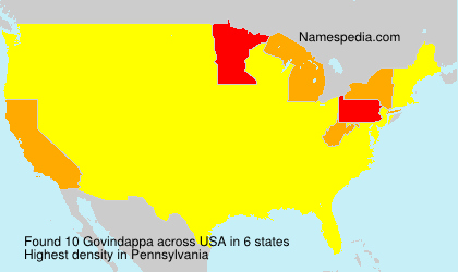 Surname Govindappa in USA Surname Govindappa in USA