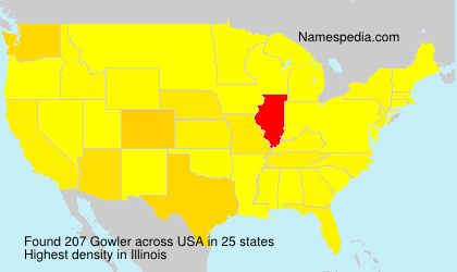 Surname Gowler in USA Surname Gowler in USA