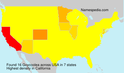 Surname Goycoolea in USA Surname Goycoolea in USA