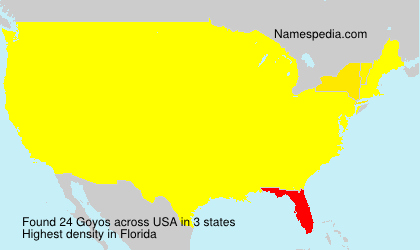 Surname Goyos in USA Surname Goyos in USA