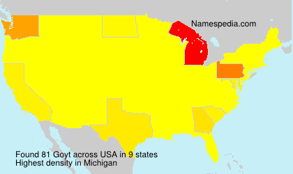 Surname Goyt in USA Surname Goyt in USA