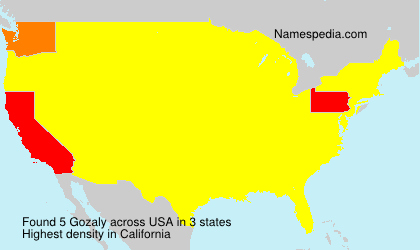 Surname Gozaly in USA Surname Gozaly in USA