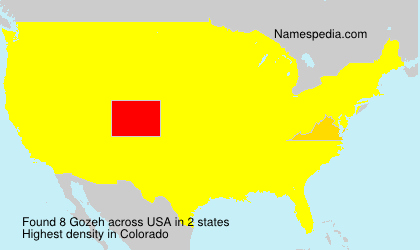 Surname Gozeh in USA Surname Gozeh in USA