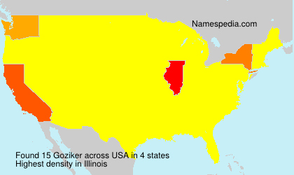 Surname Goziker in USA Surname Goziker in USA