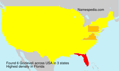 Surname Gozleveli in USA Surname Gozleveli in USA