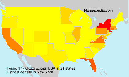 Surname Gozzi in USA Surname Gozzi in USA