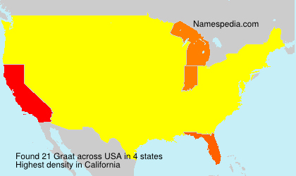 Surname Graat in USA Surname Graat in USA