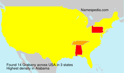 Surname Grabany in USA Surname Grabany in USA
