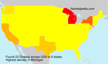 Surname Grabda in USA Surname Grabda in USA