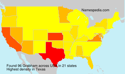 Surname Grabham in USA Surname Grabham in USA