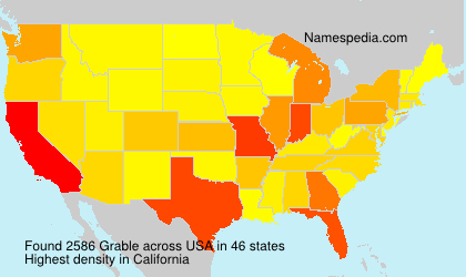 Surname Grable in USA Surname Grable in USA