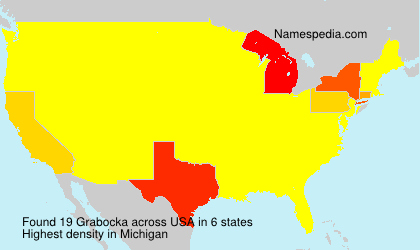 Surname Grabocka in USA Surname Grabocka in USA