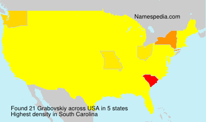 Surname Grabovskiy in USA Surname Grabovskiy in USA