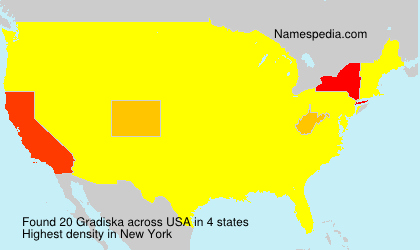 Surname Gradiska in USA Surname Gradiska in USA