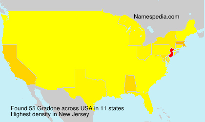 Surname Gradone in USA Surname Gradone in USA